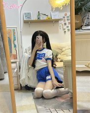 画像8: 【送料無料】C7731ライン入り体操服風ショートパンツ《予約限定》【計5000円以上】 (8)