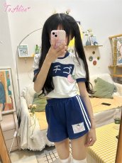 画像11: 【送料無料】C7731ライン入り体操服風ショートパンツ《予約限定》【計5000円以上】 (11)