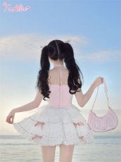 画像9: 【Last one】【ToAlice】C7962 Rose Dollビスチェ風トップス【本店・通販限定】 (9)