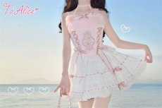 画像10: 【Last one】【ToAlice】C7962 Rose Dollビスチェ風トップス【本店・通販限定】 (10)