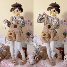 画像10: 【ToAlice】C8328カピバラさんもこもこサロペットかぼちゃパンツ【本店・通販限定】 (10)