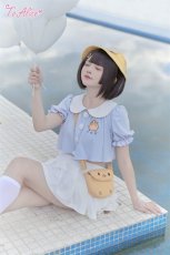 画像6: 【ToAlice】C8405ことり園児セパレート水着 (6)