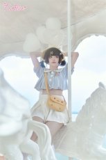 画像10: 【ToAlice】C8405ことり園児セパレート水着 (10)