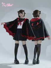 画像8: 【ToAlice】F18小悪魔羽付きケープコート【30％OFF】 (8)