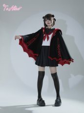 画像9: 【ToAlice】F18小悪魔羽付きケープコート【30％OFF】 (9)