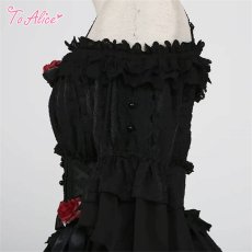 画像8: 【ToAlice】F40薔薇花嫁ドレス【30％OFF】 (8)