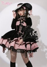 画像13: 【ToAlice】F55たっぷりリボンのコルセット風ドレス (13)