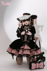 画像16: 【ToAlice】F55たっぷりリボンのコルセット風ドレス (16)