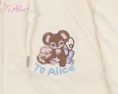 画像3: 【ToAlice】H47スイーツマウス刺繍入りパーカー【本店・通販限定】 (3)