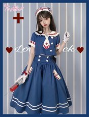 画像23: 【ToAlice】J922ハイウエストミモレ丈マリンスカート【50％OFF】 (23)