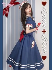 画像26: 【ToAlice】J922ハイウエストミモレ丈マリンスカート【50％OFF】 (26)