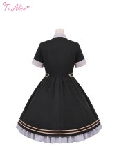 画像2: 【ToAlice】J932胸あきデザインミリタリーワンピース【30%OFF】 (2)