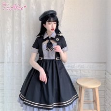 画像19: 【ToAlice】J932胸あきデザインミリタリーワンピース【30%OFF】 (19)