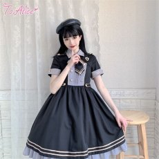 画像18: 【ToAlice】J932胸あきデザインミリタリーワンピース【30%OFF】 (18)