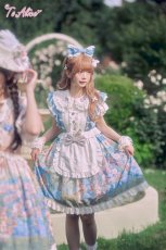 画像2: 【ToAlice】S1916紫陽花兎リボンカチューシャ (2)