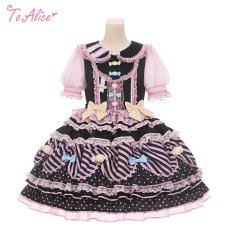 画像1: 【ToAlice】L1172 Sugary Dollワンピース【30%OFF】 (1)