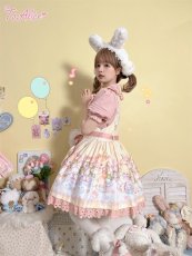 画像23: 【Last one】【ToAlice】L1333コットンレースパフ袖ブラウス【30％OFF】 (23)