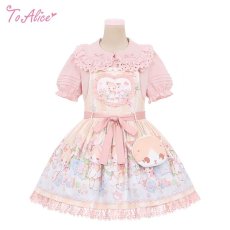 画像13: 【Last one】【ToAlice】L1333コットンレースパフ袖ブラウス【30％OFF】 (13)