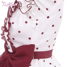 画像3: 【ToAlice】L1339ラブレターアシンメトリーワンピース【30％OFF】 (3)