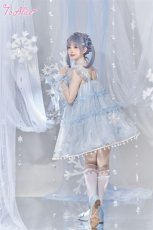 画像8: 【ToAlice】L1345雪の結晶Aラインジャンパースカート (8)