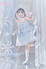 画像9: 【ToAlice】L1345雪の結晶Aラインジャンパースカート (9)