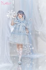 画像10: 【ToAlice】L1345雪の結晶Aラインジャンパースカート (10)