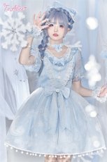 画像6: 【ToAlice】L1346雪の結晶シフォンワンピース (6)