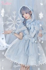 画像10: 【ToAlice】L1346雪の結晶シフォンワンピース (10)