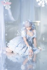 画像6: 【ToAlice】L1348雪の結晶レースアップワンピース (6)