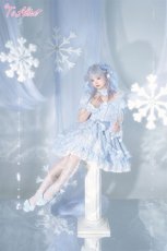 画像9: 【ToAlice】L1348雪の結晶レースアップワンピース (9)