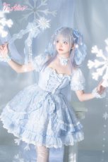 画像10: 【ToAlice】L1348雪の結晶レースアップワンピース (10)