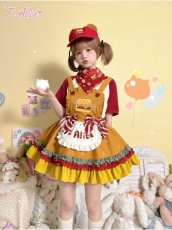 画像6: 【ToAlice】C8370  Bear's Hamburger Shop　Tシャツ (6)