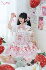 画像5: 【送料無料】L1455 StrawberryAnimalサロペットスカート《予約受付》 (5)