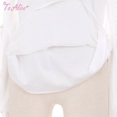 画像2: 【Last one】【ToAlice】L1461パール＆リボンデコレーショントップス【30%OFF】 (2)