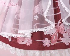 画像7: 【ToAlice】L340金魚姫レイヤード和風ワンピース【30％OFF】 (7)