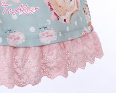 画像6: 【ToAlice Kids】TZL1019ドーナツキャットパフ袖ワンピース【20％OFF】 (6)