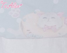 画像7: 【ToAlice Kids】TZL1019ドーナツキャットパフ袖ワンピース【20％OFF】 (7)