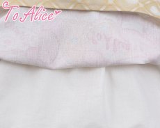 画像7: 【ToAlice Kids】TZL1044パステルベア長袖ワンピース【20％OFF】 (7)