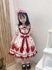 画像13: 【ToAlice Kids】TZL643STRAWBERRY PARTYワンピース【20％OFF】 (13)