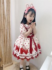 画像14: 【ToAlice Kids】TZL643STRAWBERRY PARTYワンピース【20％OFF】 (14)