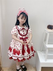 画像15: 【ToAlice Kids】TZL643STRAWBERRY PARTYワンピース【20％OFF】 (15)