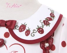 画像4: 【ToAlice Kids】TZL643STRAWBERRY PARTYワンピース【20％OFF】 (4)