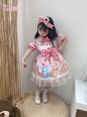 画像11: 【ToAlice Kids】TZL727パステルベアワンピース【20％OFF】 (11)