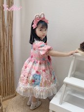 画像12: 【ToAlice Kids】TZL727パステルベアワンピース【20％OFF】 (12)