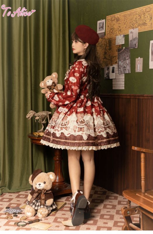 ToAlice】L1259メルティチョコベアワンピース【30％OFF】 - To Alice