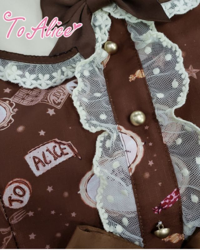 ToAlice】L1259メルティチョコベアワンピース【2Buy30％OFF】 - To Alice