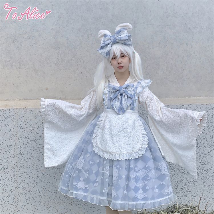 To Alice もこもこうさ耳ワンピース - ミニワンピース