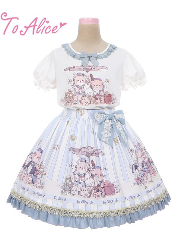 激安の To Alice ねこみみセーラートップス - トップス