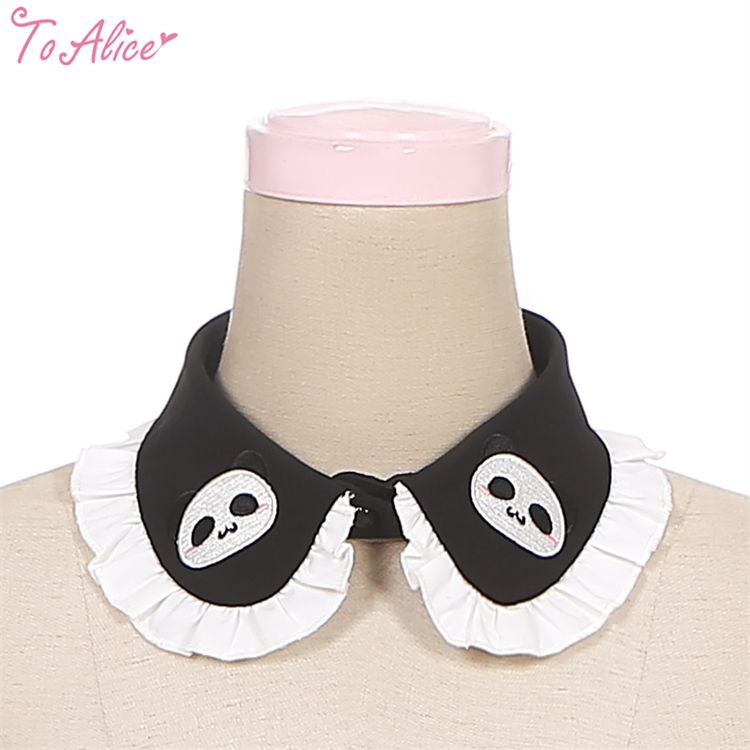 Last one】【ToAlice】S2798パンダちゃんつけ襟【30％OFF】 - To Alice